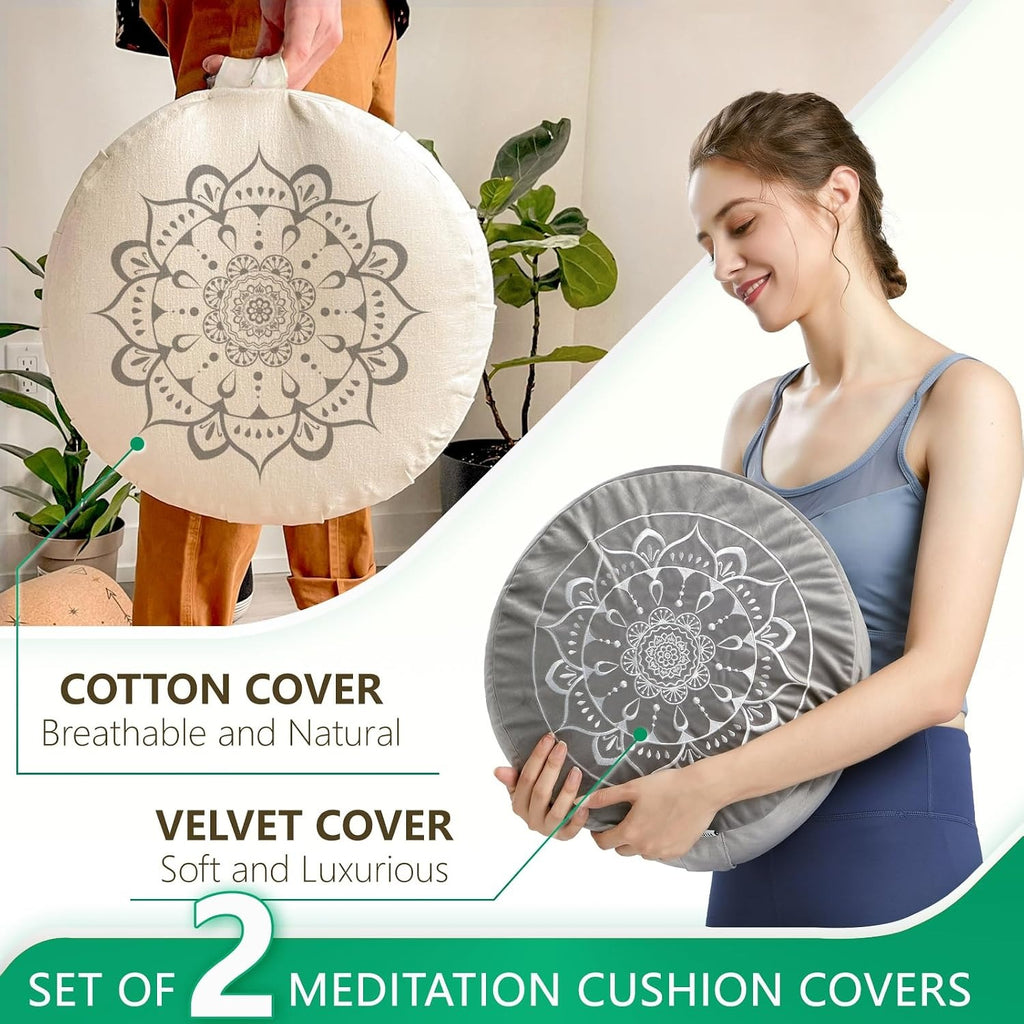 Velvet Tibetan Meditation Cushion Pillow
