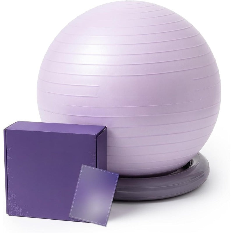 Yoga Ball Chair with Stabilizing Base