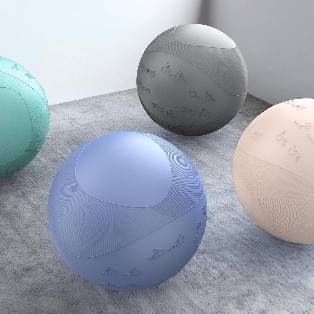 Anti‑Burst Thick Exercise Yoga Ball with Pump