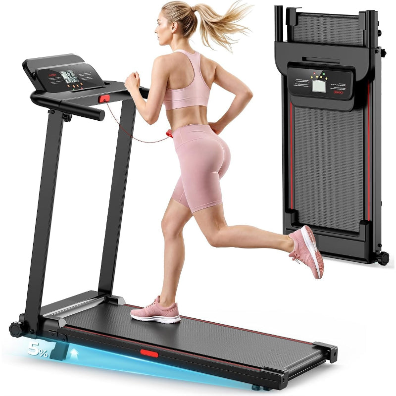 Foldable Incline Under‑Desk Walking Pad