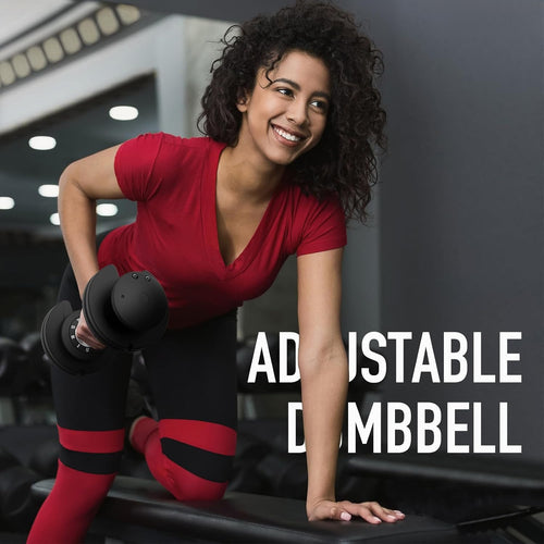 2‑Pack Quick‑Adjust Home Dumbbell Set