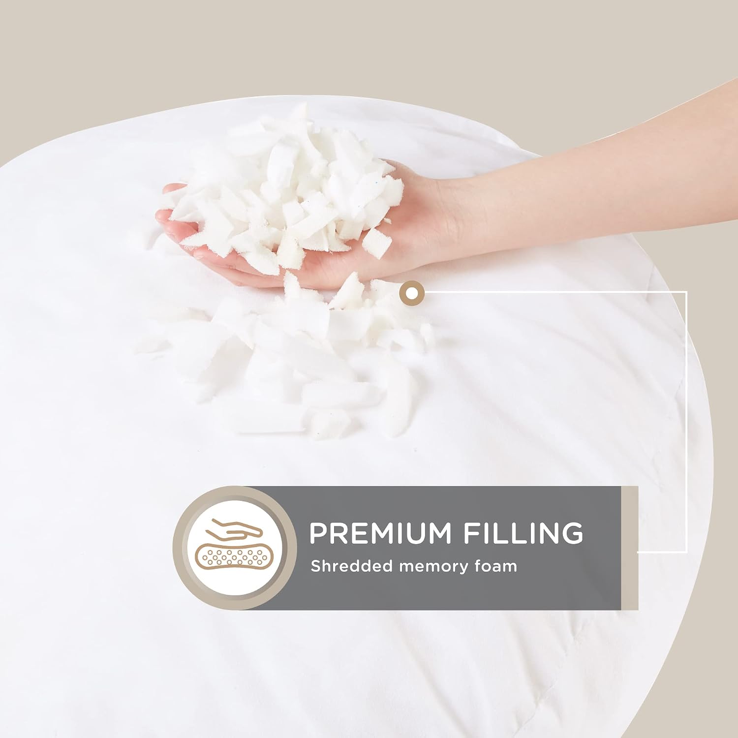 Round Large Adult Meditation Floor Cushion Insert