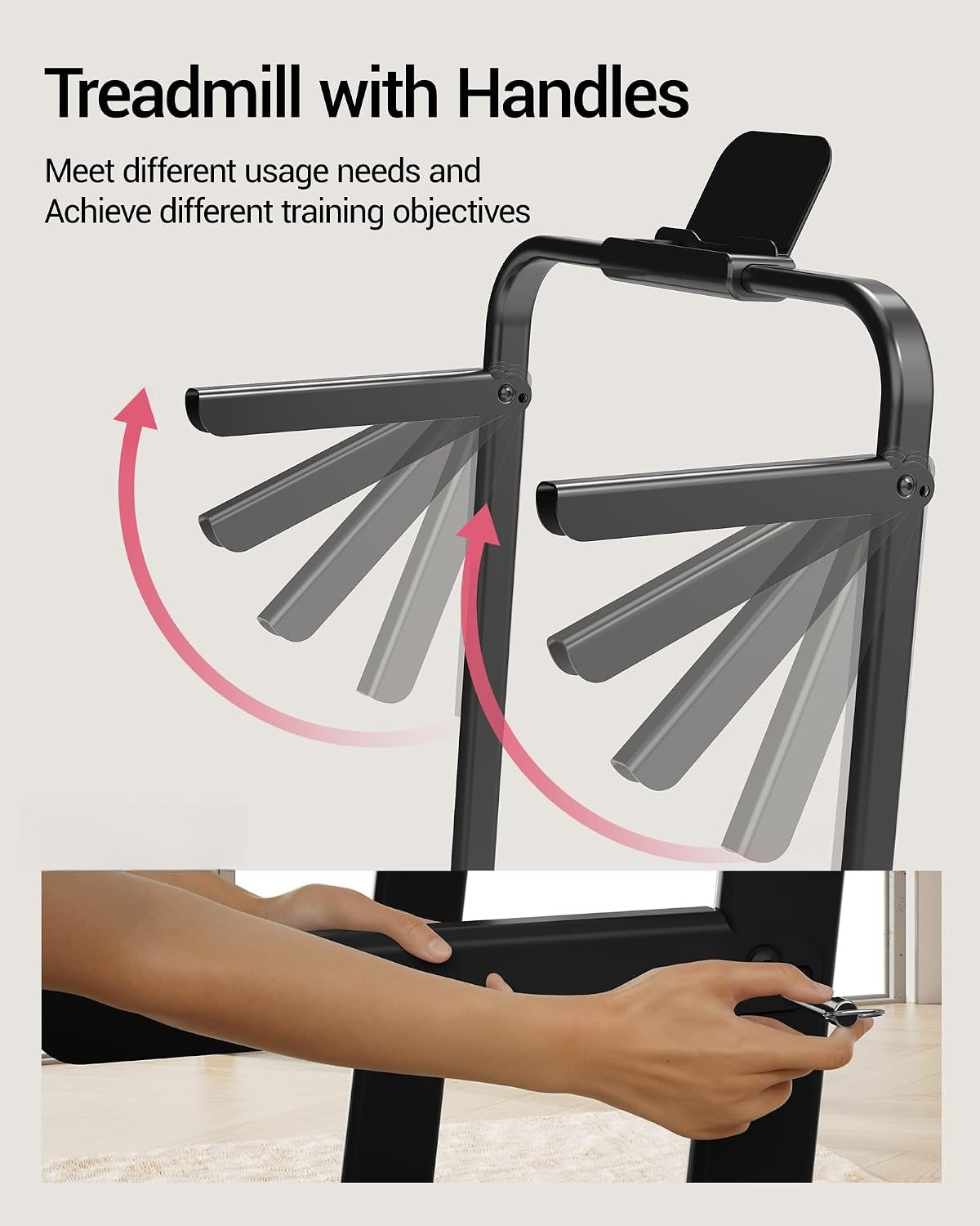 4‑in‑1 Foldable Incline Walking Pad Treadmill