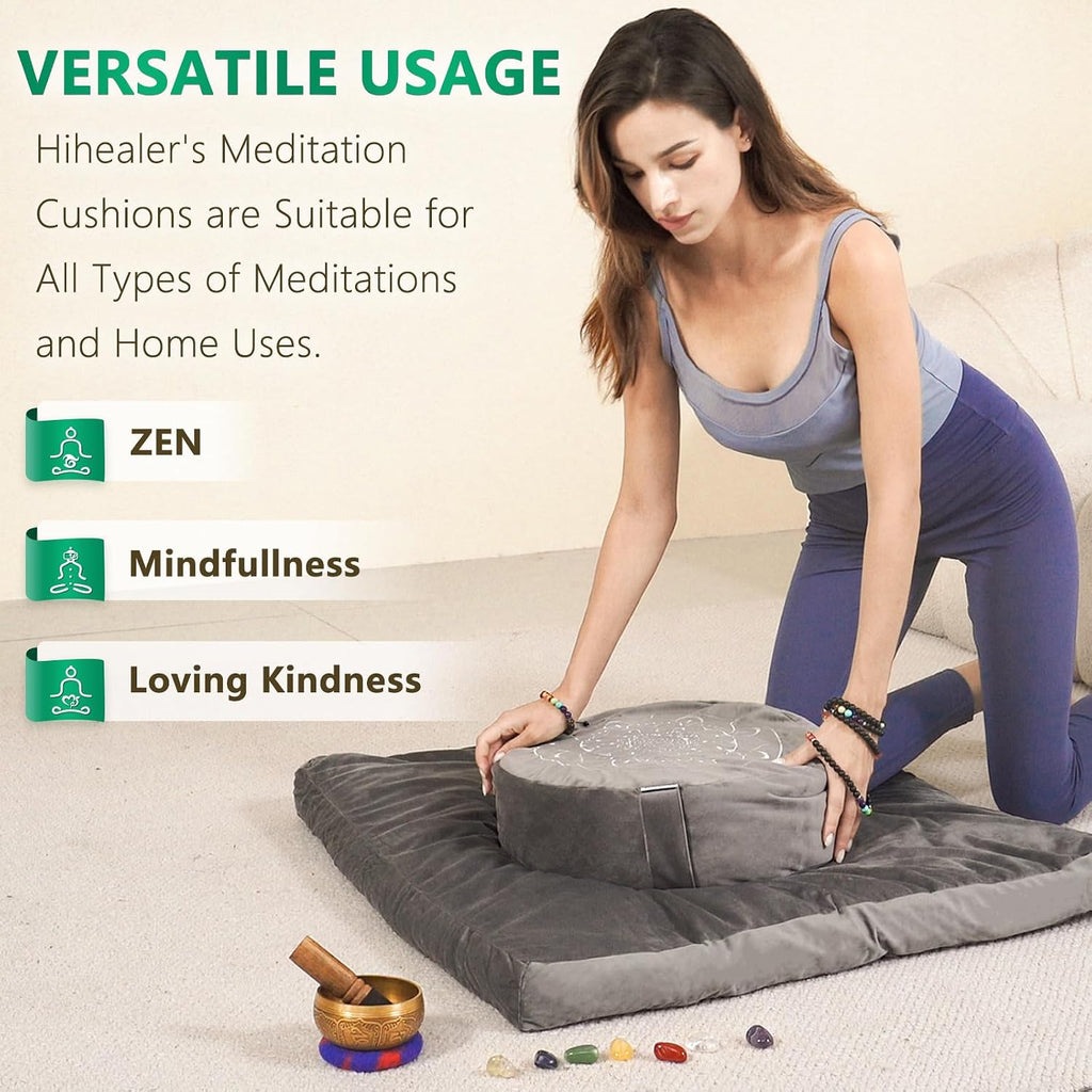 Velvet Tibetan Meditation Cushion Pillow