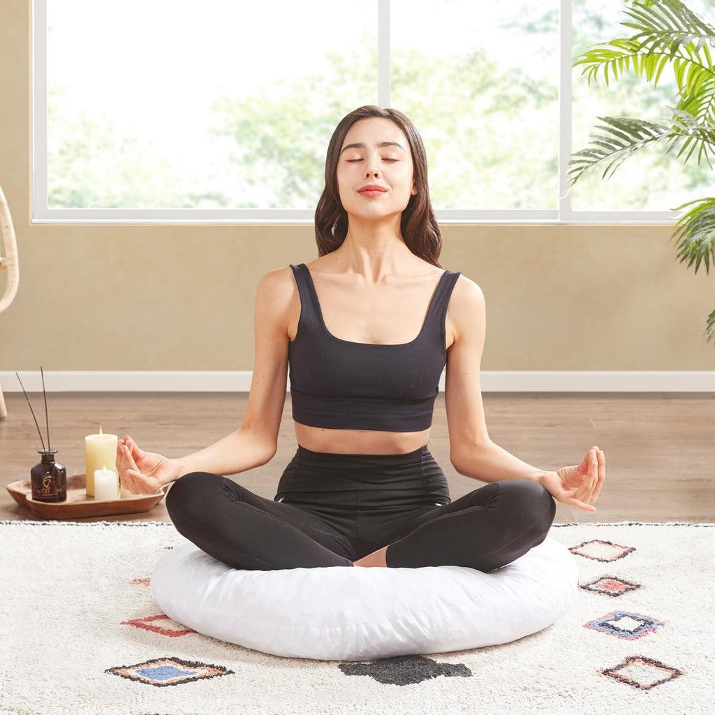 Round Large Adult Meditation Floor Cushion Insert