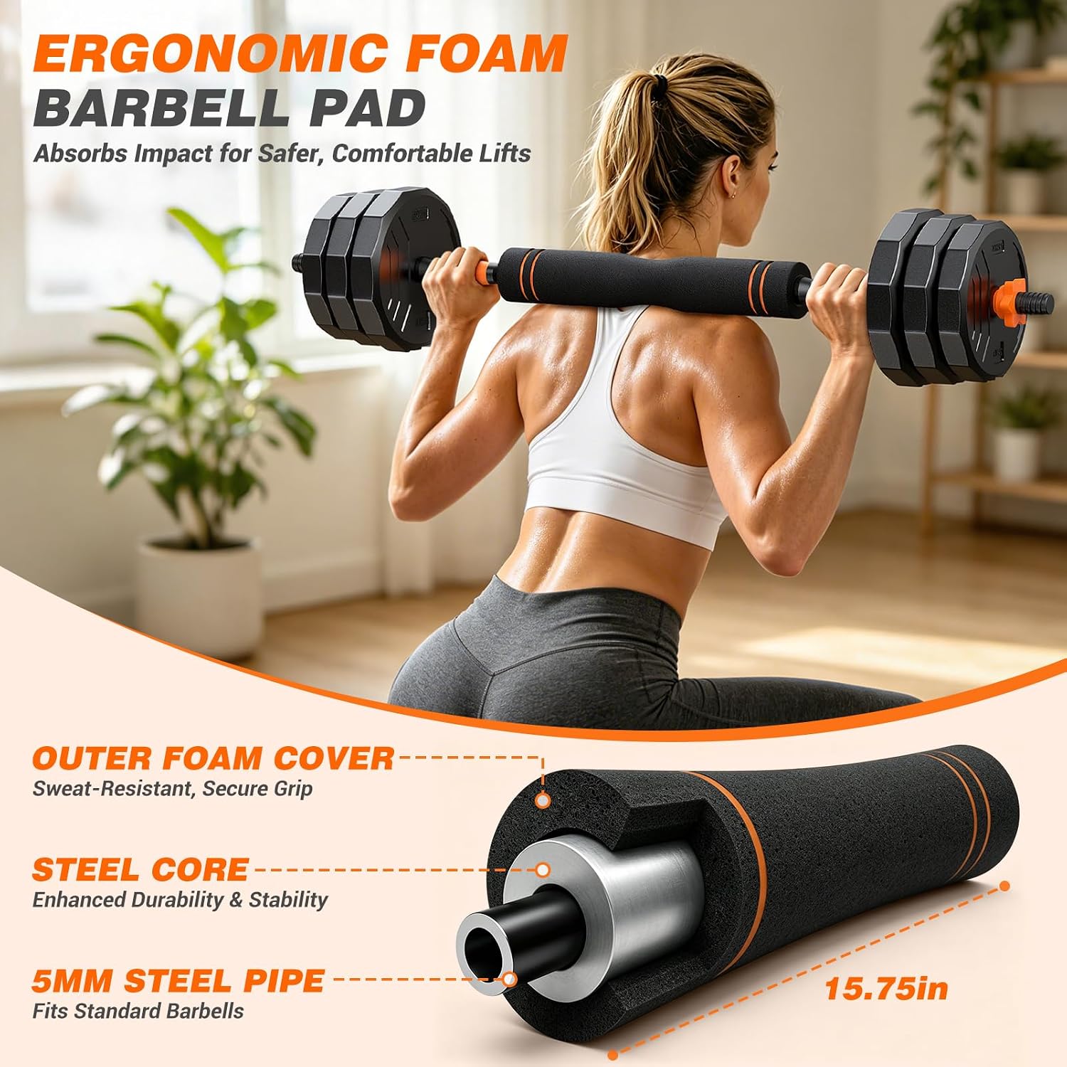 5‑in‑1 Home Gym Adjustable Dumbbell Set