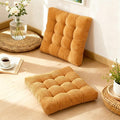 Orange 2‑Pack Memory Foam Meditation Floor Pillows