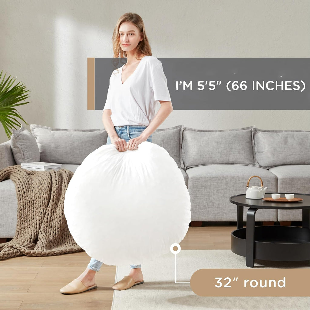 Round Large Adult Meditation Floor Cushion Insert