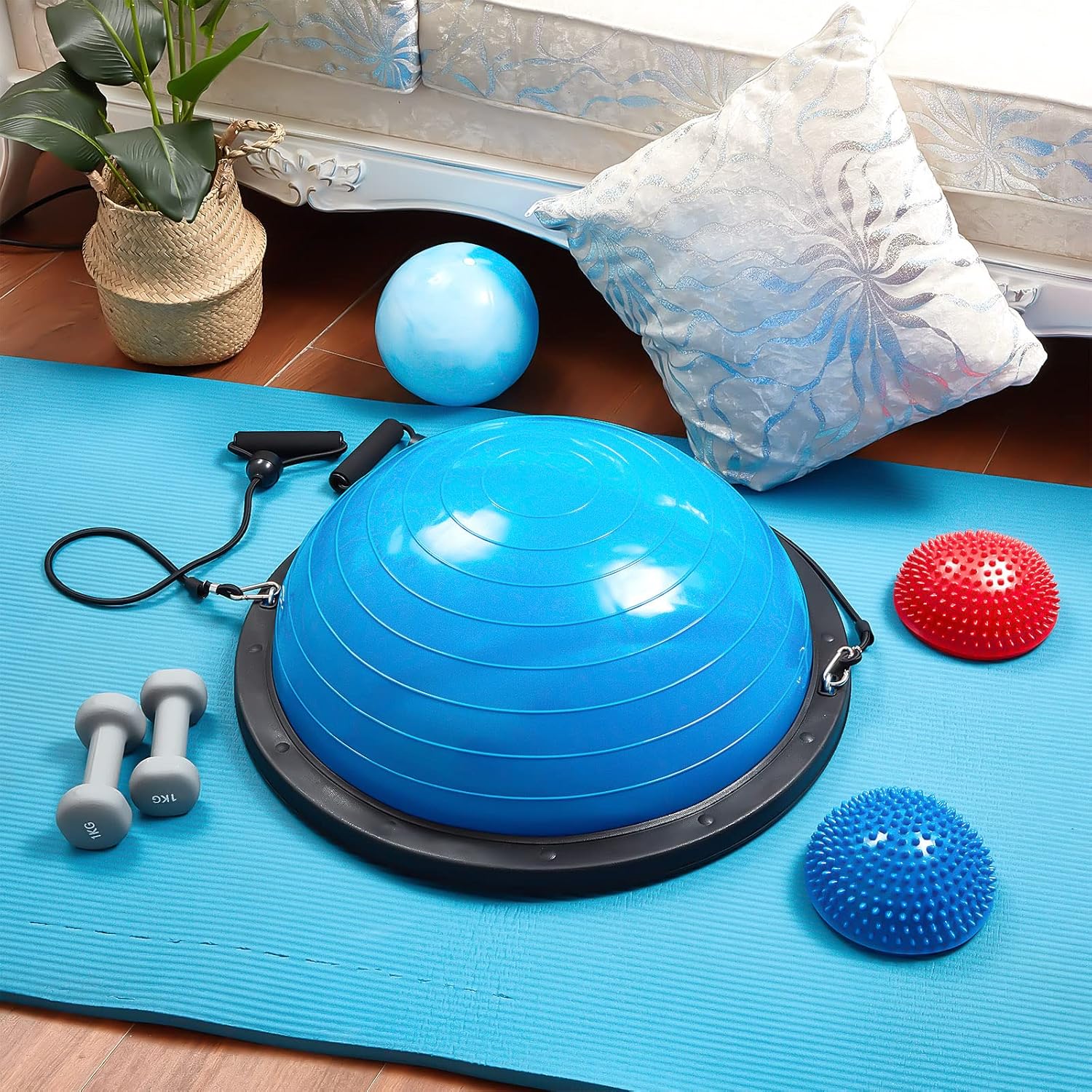 Half‑Ball Trainer Fitness Set with Accessories
