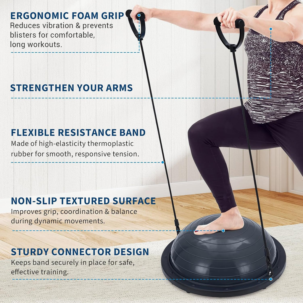 Half Balance Ball Trainer Fitness Kit