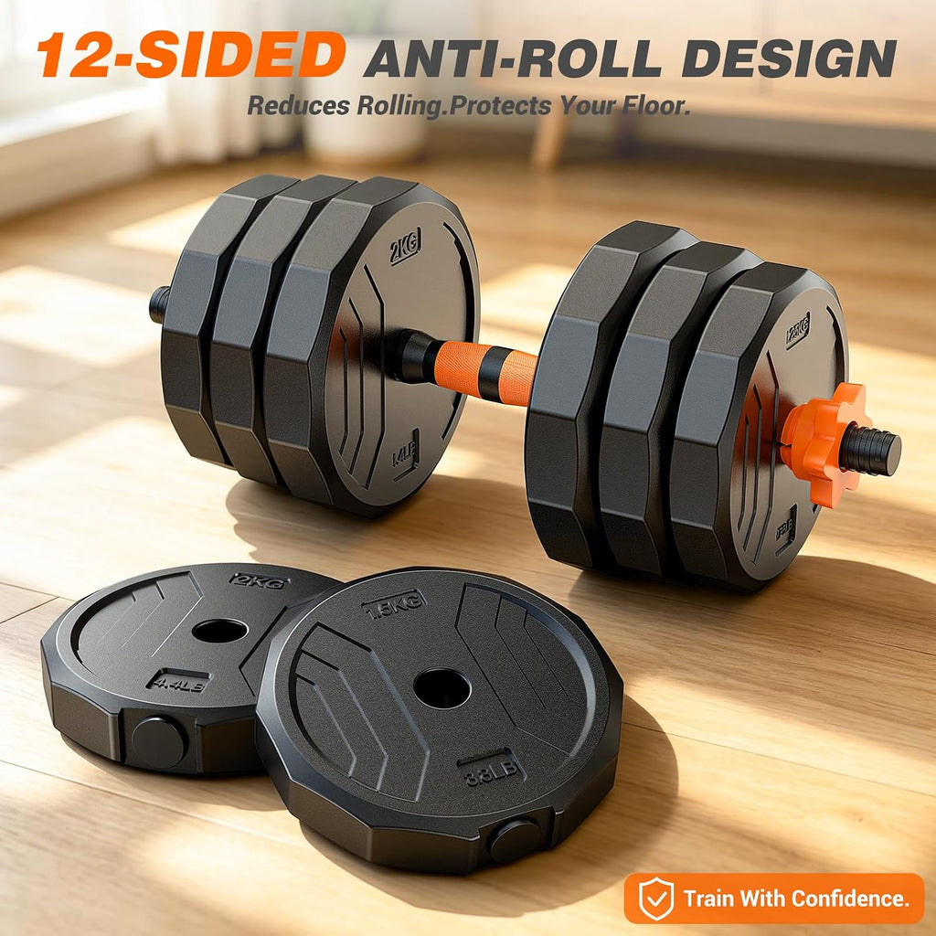5‑in‑1 Home Gym Adjustable Dumbbell Set