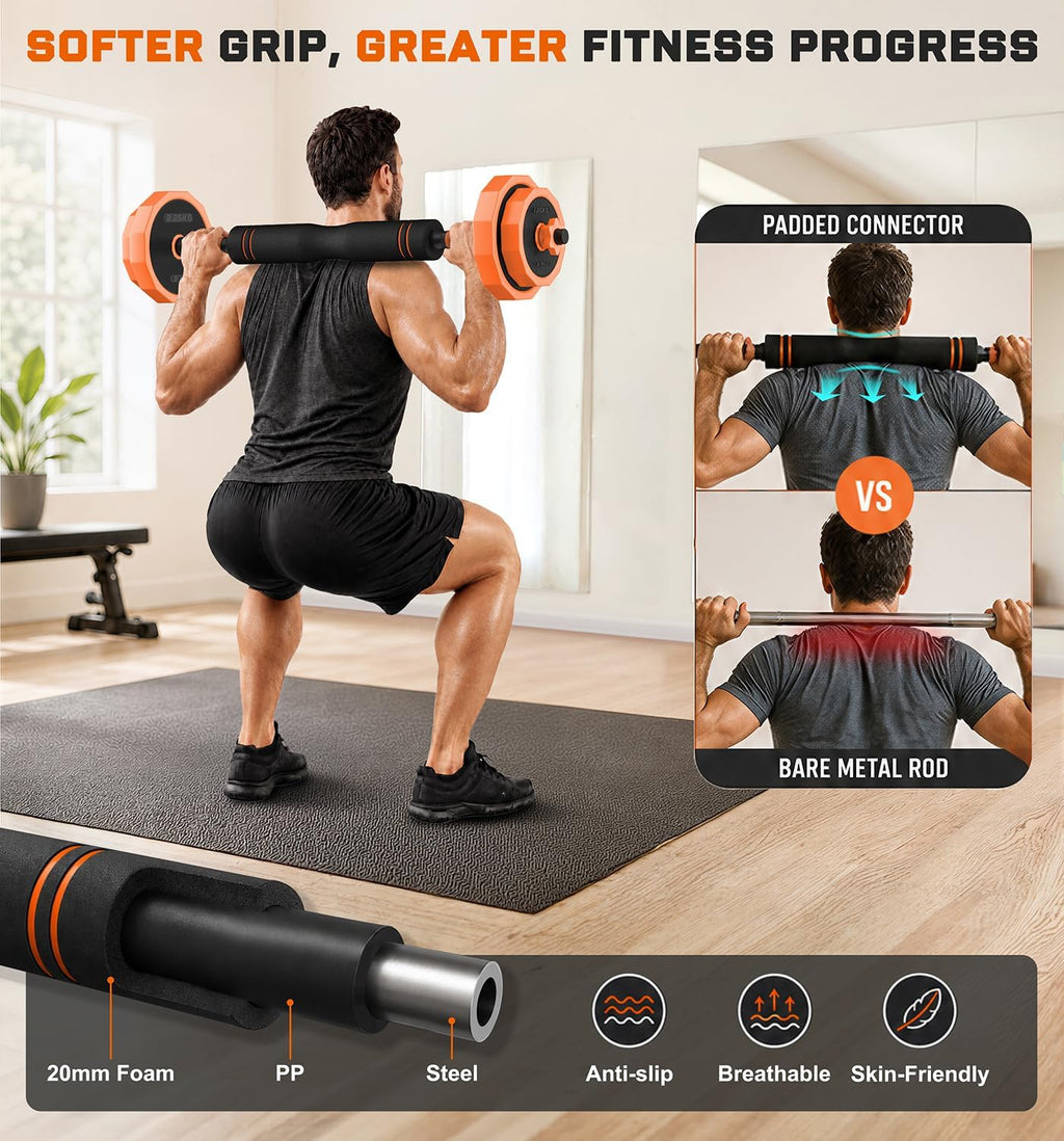 5‑in‑1 Adjustable Dumbbell Set with Connector