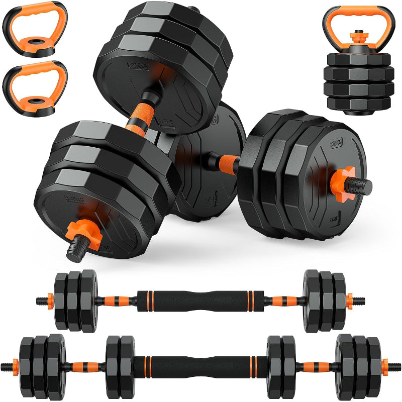 5‑in‑1 Home Gym Adjustable Dumbbell Set