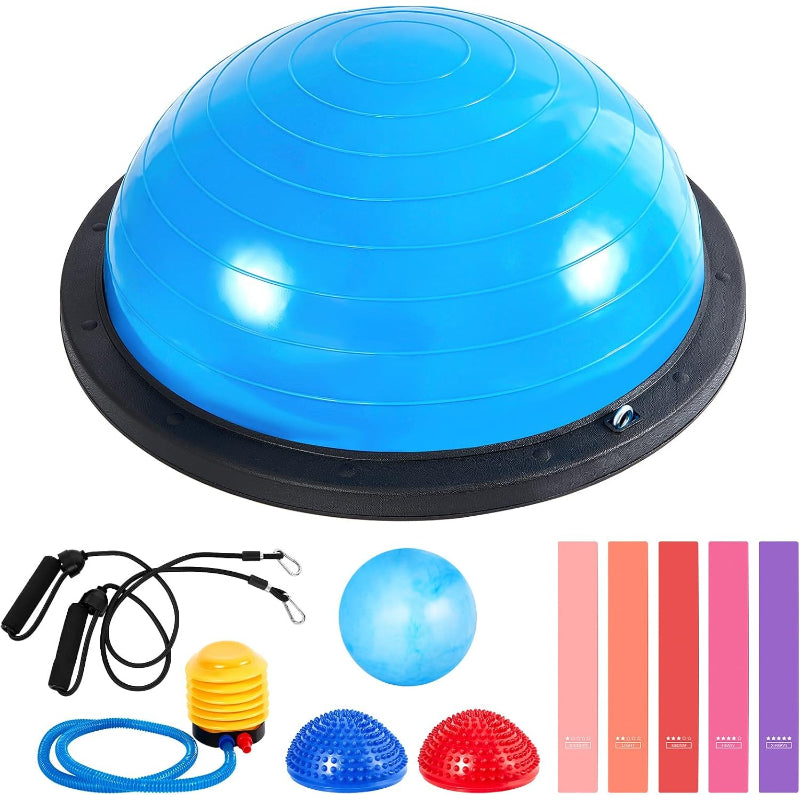Half‑Ball Trainer Fitness Set with Accessories