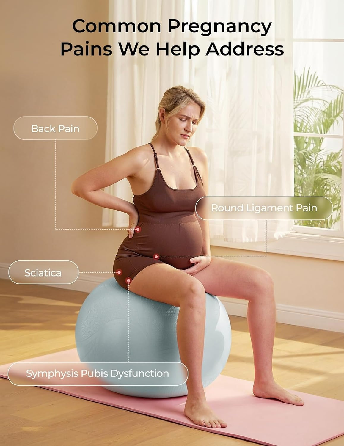 Pregnancy Birthing Ball Set with App Courses